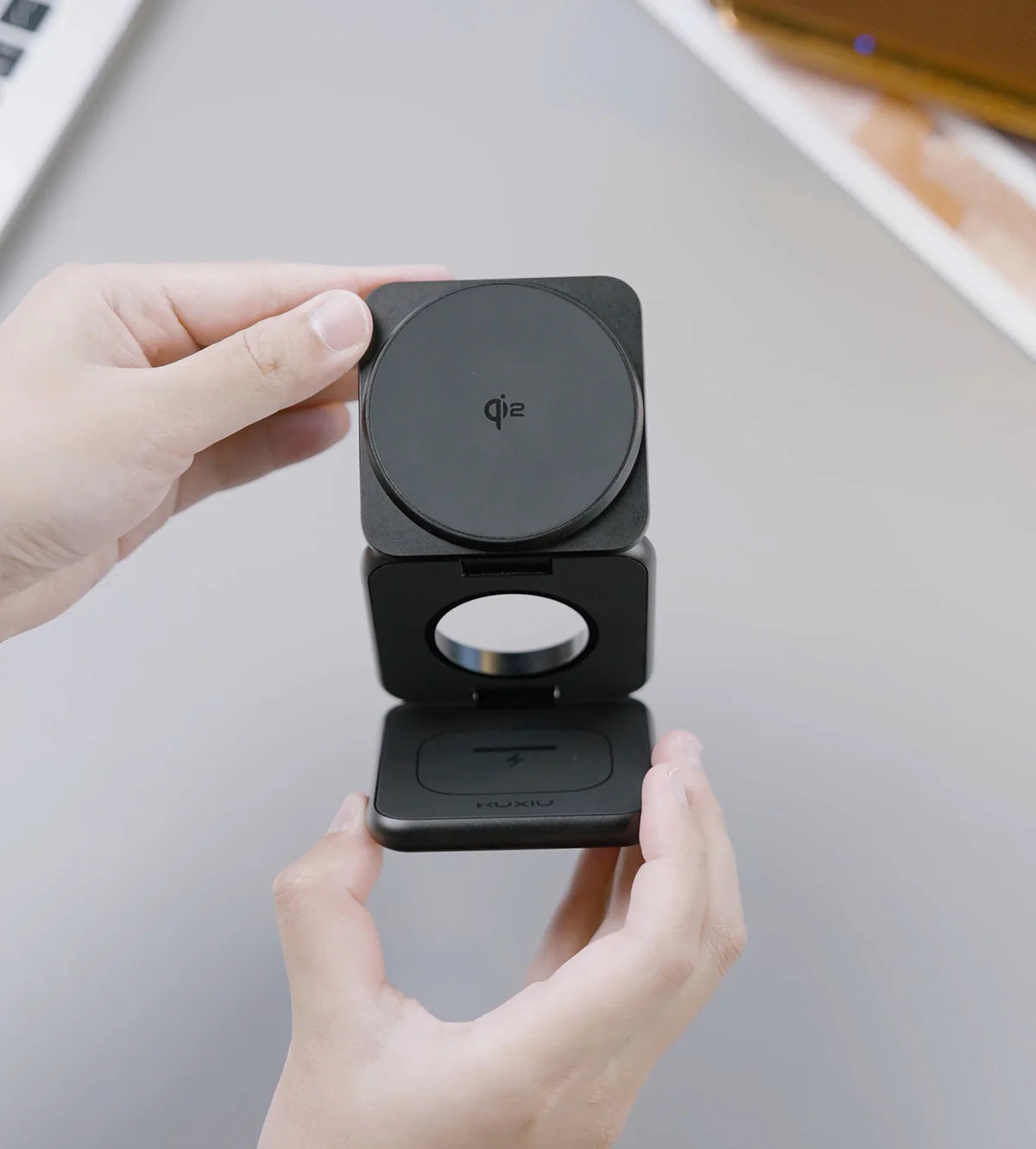 Cargador Plegable Magnétic PRO 3 en1 Iphone