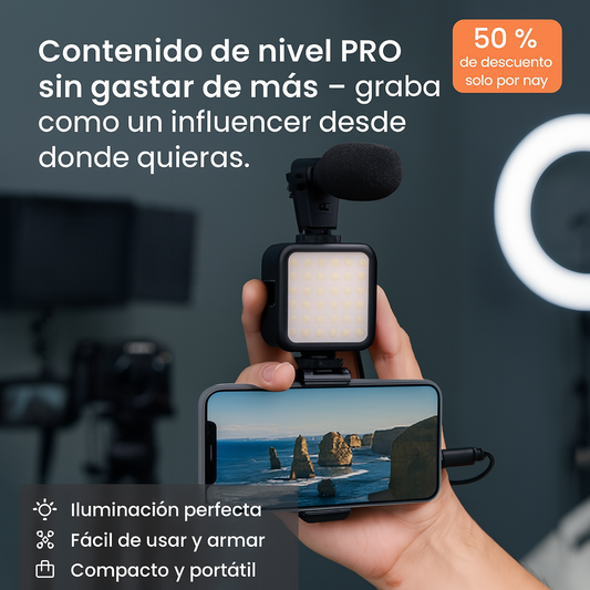KIT MINI ESTUDIO DE VIDEO ( CONTENT CREATORS )