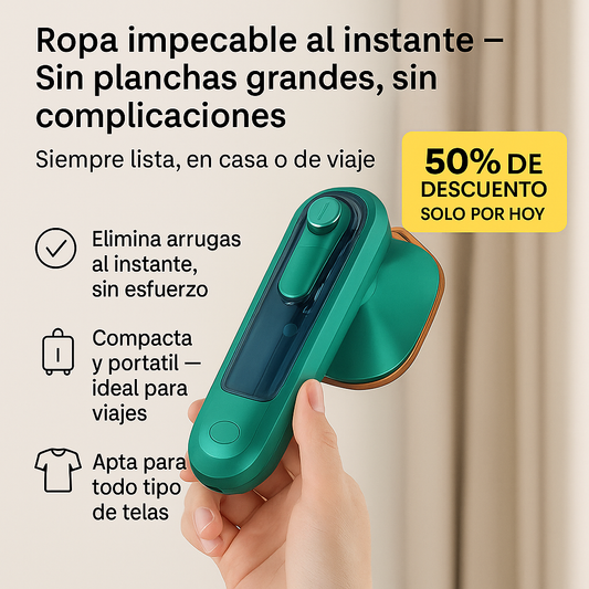 Mini Plancha a vapor STEAM IRON