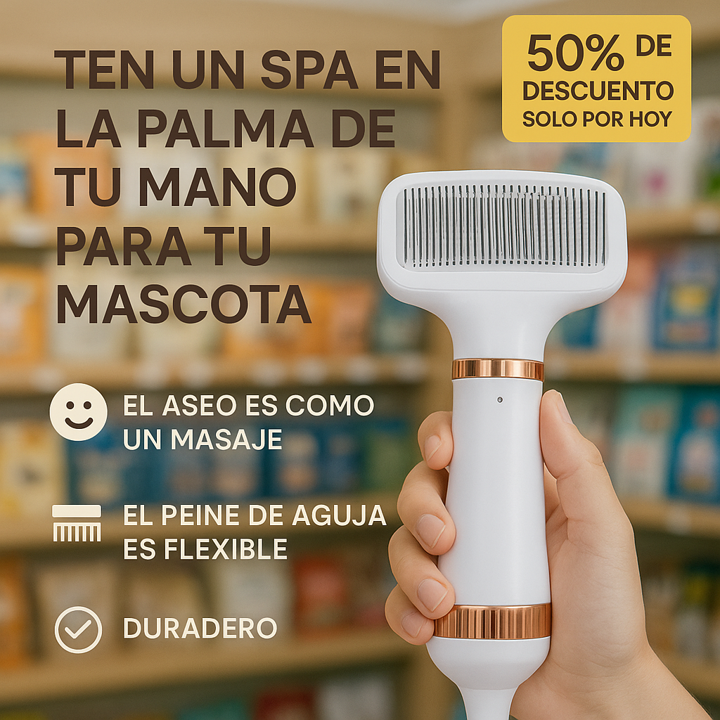 Cepillo Secador de Mascotas: La Solución Perfecta para Dueños de Mascotas
