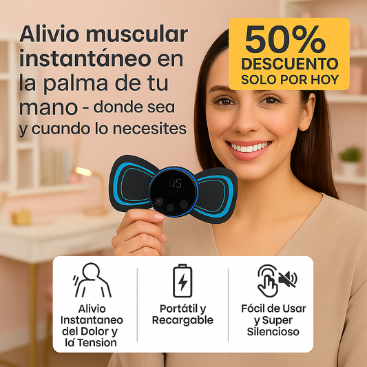 Alivio Inmediato: Mini Masajeador Muscular para Dolor